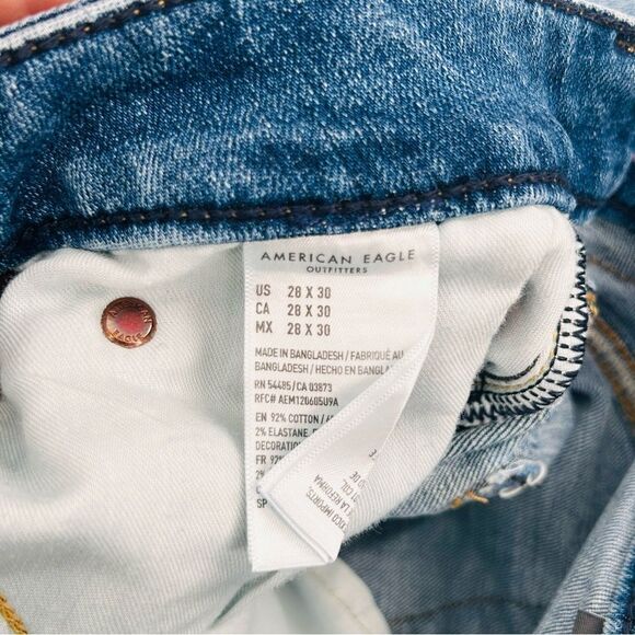 American Eagle slim straight air flex stretch jeans size 28x30 - Picture 6 of 7